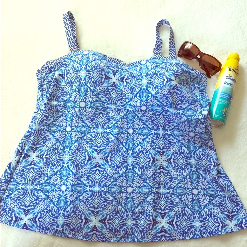 Land’s End Tankini Top, Size 20W